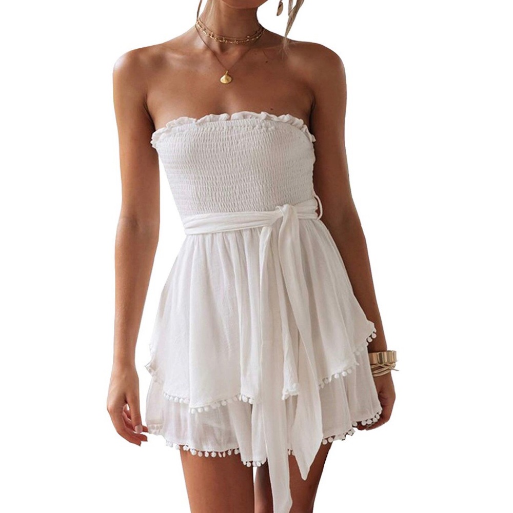 ✦Sexy Off Shoulder Ruffled Romper✦ - Picture 6 of 6